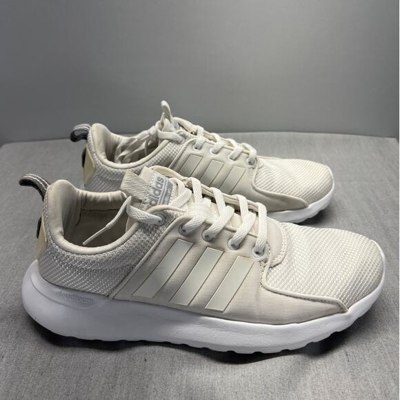 Adidas Cloudfoam Lite Racer AW4262 Mens White Running Shoes Sneakers Size 7 - Picture 10 of 11